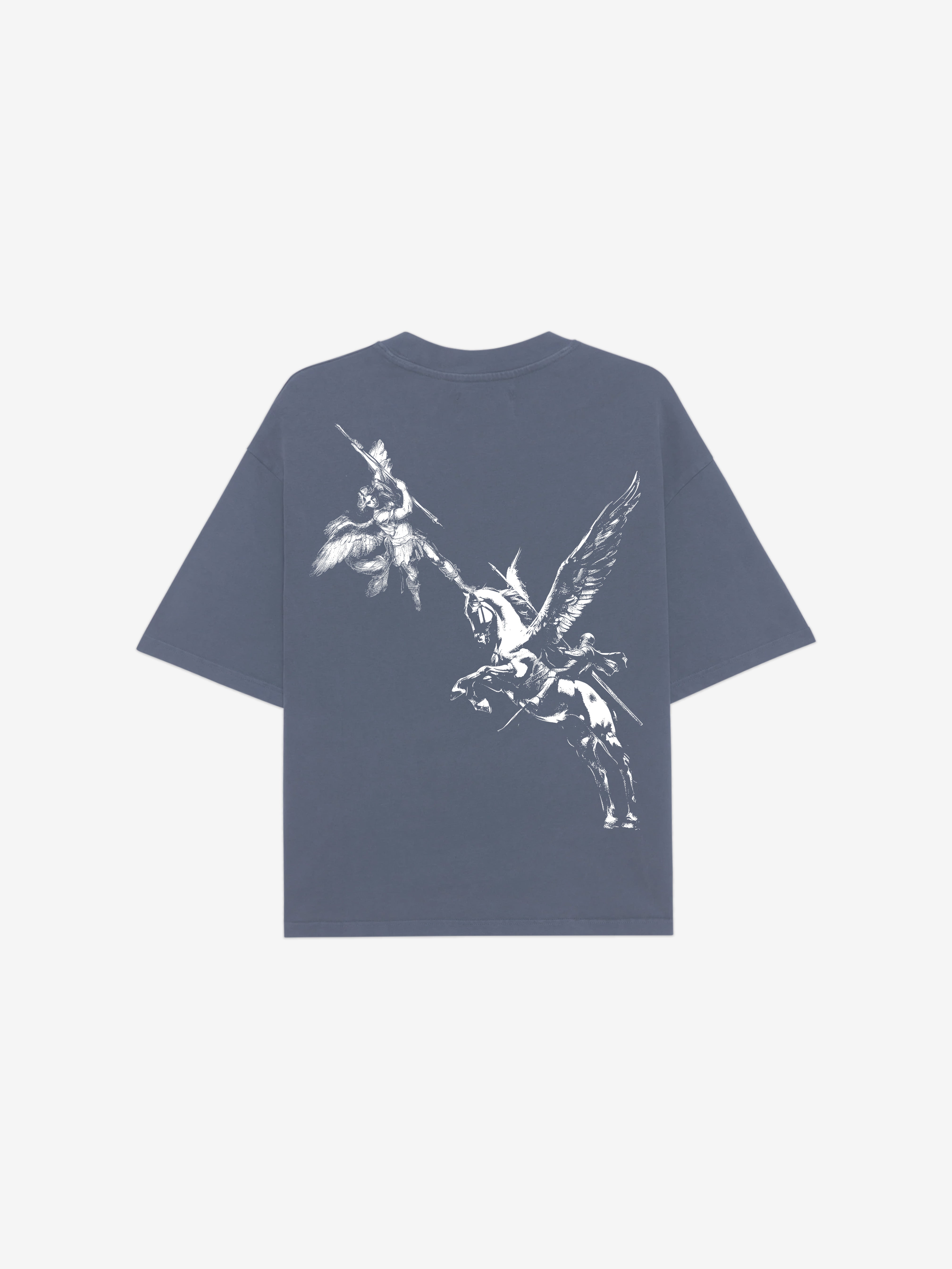 Pegasus Tee Grey Blue