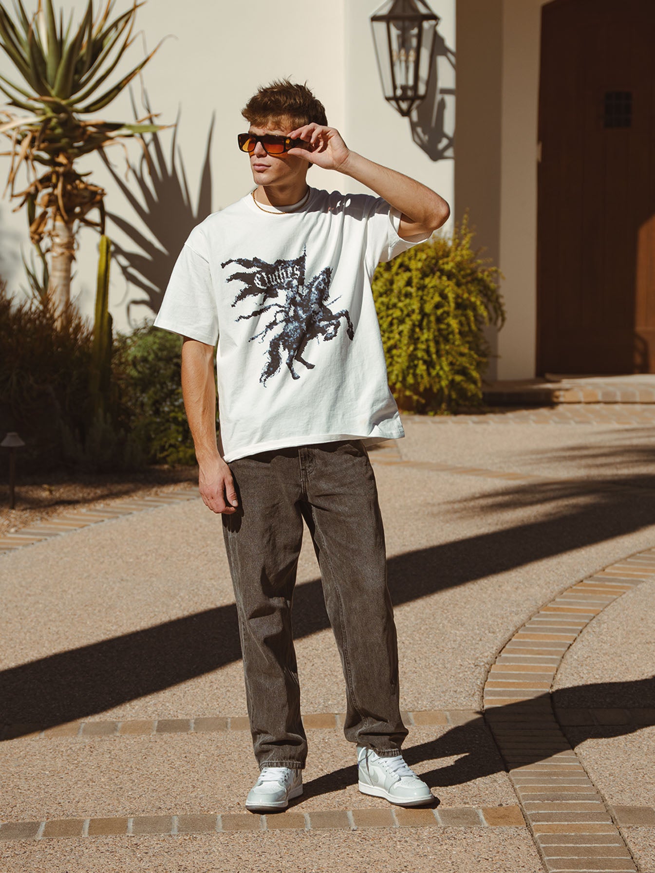 Crusader Tee White