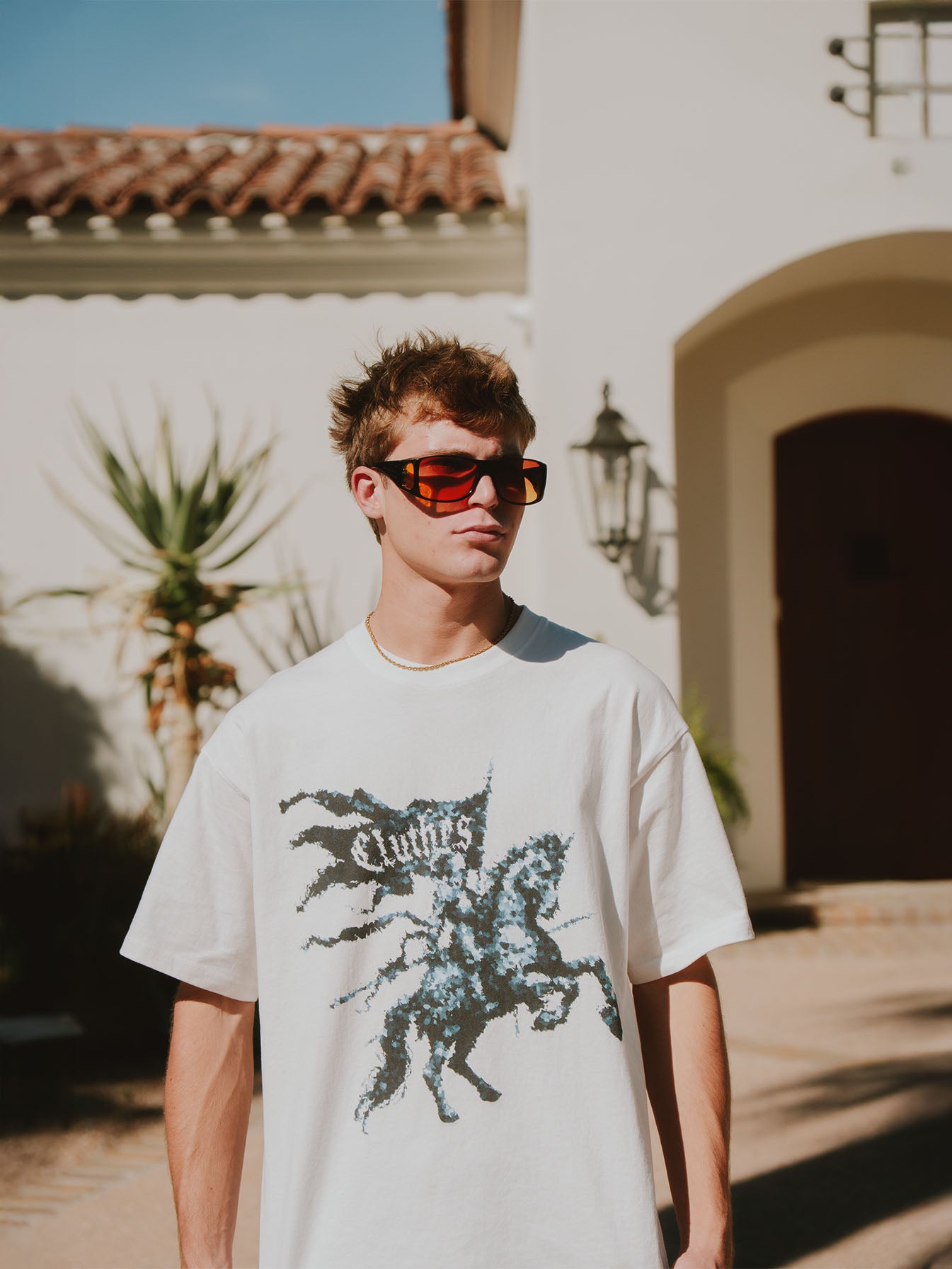 Crusader Tee White