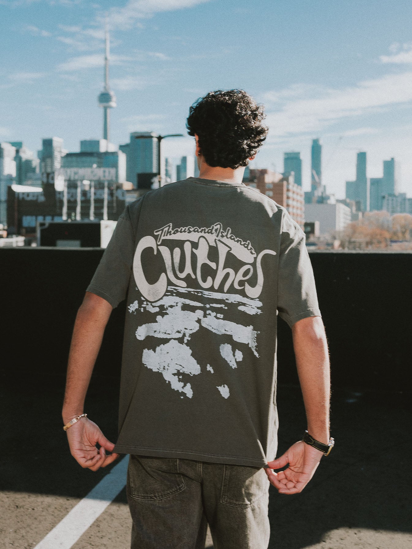 The 6ix Toronto CN Tower T-Shirt White | Cluthes